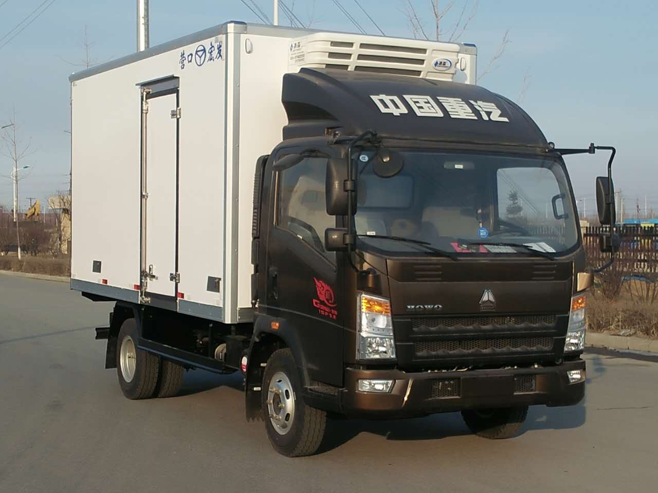 Sinotruk refrigerated compartment